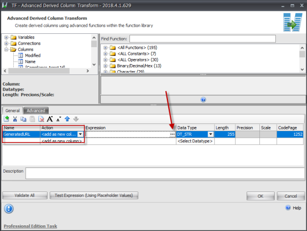 The Expression ellipsis to open the Expression Editor
